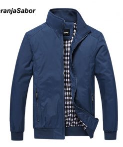 NaranjaSabor 2018 Spring Men's Jackets Men Casual Coats Men's Fashion Windbreaker Brand Clothing Male Slim Coats Plus Size M~5XL