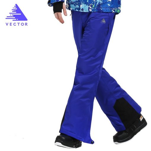 VECTOR Professional Winter Ski Pants Men Warm Windproof Waterproof Snow Skiing Snowboard Pants Outdoor Winter Trousers HXF70016 1
