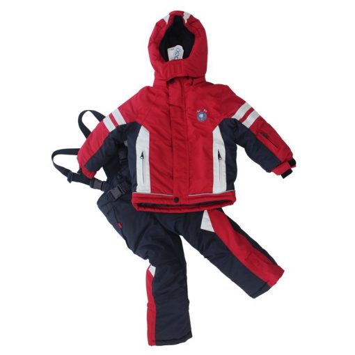 FREE SHIPPING skiing jacket+pant snow suit fur lining -20 DEGREE ski suit  kids winter clothing set for boys 3