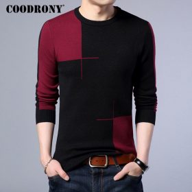 COODRONY 2018 New Autumn Winter Thick Warm Cashmere Sweater Men Casual O-Neck Pull Homme Brand Pullovers Mens Wool Sweaters 7185 1