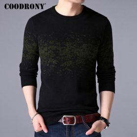 COODRONY Sweater Men Casual O-Neck Pullover Men Clothes 2018 Autumn Winter New Arrival Top Sost Warm Mens Cashmere Sweaters 8257 2