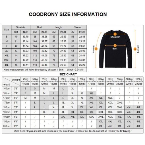 COODRONY Mens Sweaters 2018 Autumn Winter New Arrival Wool Pullover Men Knitted Cashmere Sweater Men Casual Striped Jumper 8230 5