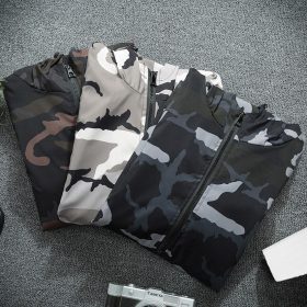 NaranjaSabor Spring Autumn Men's Hooded Jackets Camouflage Military Coats Casual Zipper Male Windbreaker Men Brand Clothing N438 4