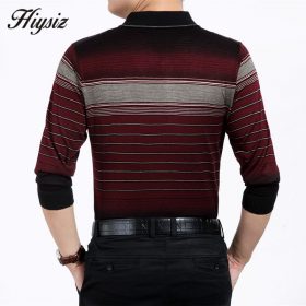 High Quality Autumn Cashmere Wool Sweaters Men Famous Brand Clothing Business Casual Striped Pullover Men Plus Size Shirts 66128 4