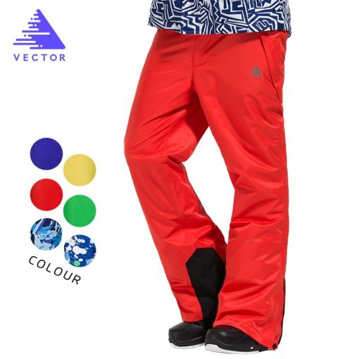 VECTOR Professional Winter Ski Pants Men Warm Windproof Waterproof Snow Skiing Snowboard Pants Outdoor Winter Trousers HXF70016 2