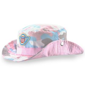 Xthree  New Cotton Summer cap kids camouflage bucket hat cap baby boy cowboy hat casquette garcon sun hat for children 5