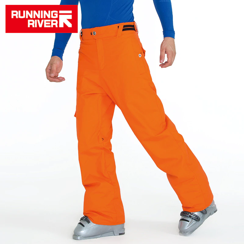 RUNNING RIVER Brand Winter Men Ski Pants Size S - 3XL Wateproof Windproof Warm Snow Man Outdoor Sports Pants #T3171