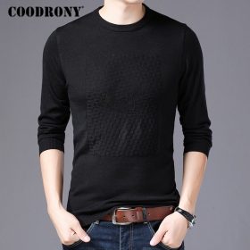 COODRONY Sweater Men Clothes 2018 Autumn Winter Thick Warm Pullover Men Casual Slim Fit O-Neck Pull Homme Cashmere Sweaters 8202 2