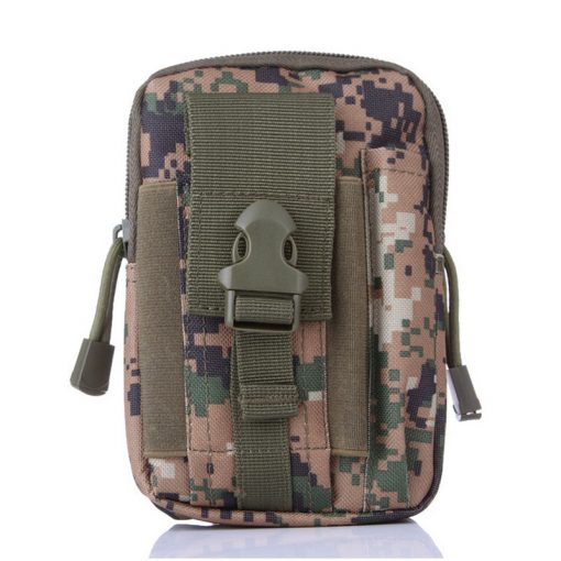 High Strength Tactical Waist Bag Men Outdoor Sport Molle 600D Waterproof Military Waistbag Mobile Phone Case 17.5x12x6cm 5
