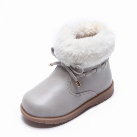 Balabala Children Boots For Girls Autumn Winter New Snow Boots Winter Girl Fashion Shoes Warm Sweet Cute Bow Shorts Kids Boots  2