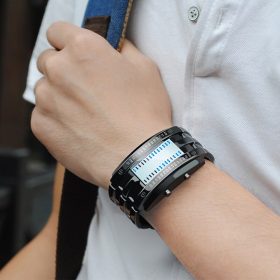 SKMEI Fashion Creative Watches Men Luxury Brand Digital LED Display 50M Waterproof Lover's Wristwatches Relogio Masculino 5