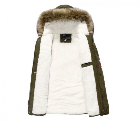 Danjeaner New Winter Jacket Fur Collar Men'S Down Jacket Cotton-padded Coat Thickening Jacket Parka Men Manteau Homme Hiver  4