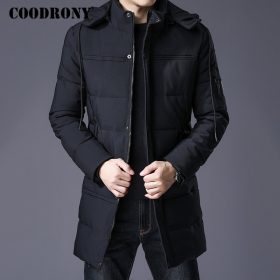 COODRONY Winter Jacket Men Thick Warm Hooded Parka Men Clothes 2018 New Arrival Fashion Casual Long Coat Men Zipper Overcoat 833 2