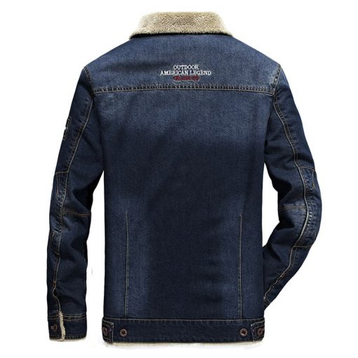 FGKKS Fashion Men Denim Jackets 2018 Autumn Winter Brand Mens Warm Slim Fit Jackets Coats Casual Thick Jacket Men 2