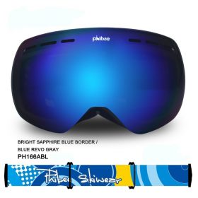 Detector Ski Goggles Men Women Snowboard Goggles Big Ski Mask Snow Glasses Skiing Double UV400 Anti-Fog 2