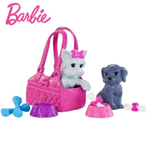 Barbie Originais Girl Dolls Pet Set Dolls With Barbie-dolls Boneca Children Gift  Brthday Gift For Girls Brinquedo Toys  DJR56 2