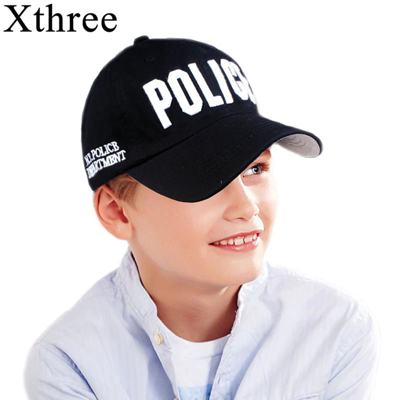 Xthree 100% Cotton Summer Baseball Cap kids Snapback Hat for girl  boy Casual casquette garcon wholesale