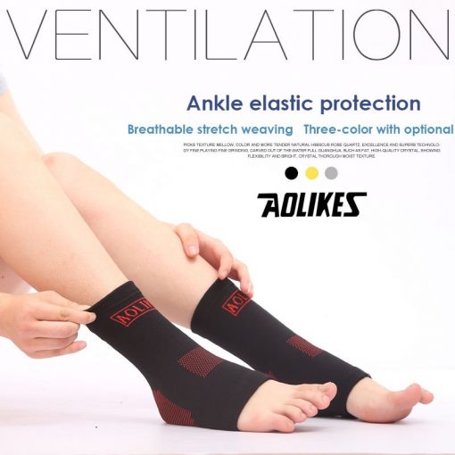 1PCS Nylon Super Elastic Ankle Support Basketball Running Fitness Breathable Ankle Protect Mountaineering Brace 2