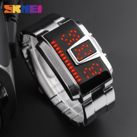 SKMEI Fashion Creative LED Sports Watches Men Top Luxury Brand 5ATM Waterproof Watch Digital Wristwatches Relogio Masculino 4