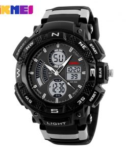 SKMEI Men Digital Wristwatches Outdoor Choice Sport Watch Multifunction Back Light Chronograph 50M Waterproof Watches 1211