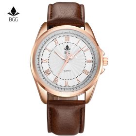 Top Brand Luxury Famous Male Clock Quartz Watch Rose Gold Wrist Watch Men 2016 Golden Wristwatch Quartz-watch Relogio Masculino 4