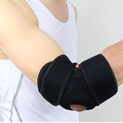 1PCS Adjustable Elbow Support Pads With Spring Supporting Codera Protector Sports Safety For Ciclismo Gym Tennis 4