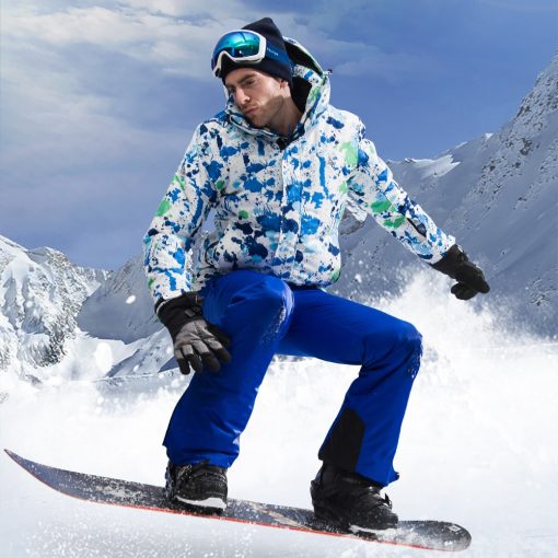 VECTOR Professional Winter Ski Pants Men Warm Windproof Waterproof Snow Skiing Snowboard Pants Outdoor Winter Trousers HXF70016 3