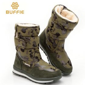 shoes Men winter warm boots camouflage snowboot small size to big feet popular new design fur insole male style free shipping 41 2