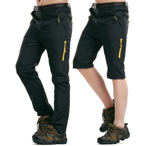 NaranjaSabor 2018 Summer Quick Dry Men's Pants Men Trousers Removable Sweatpants Waterproof Army Pants Mens Brand Clothing 5XL 4