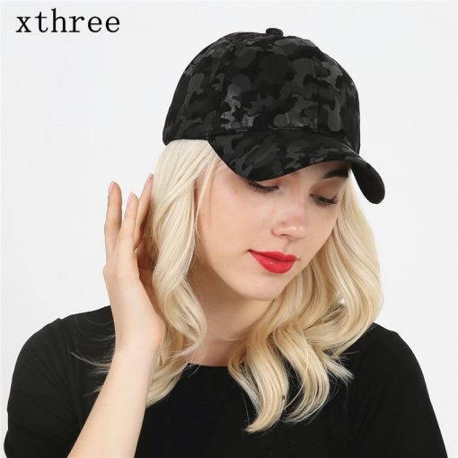 Xthree camouflage baseball cap army snapback Hat for men Cap women gorra casquette dad hat Wholesale 5
