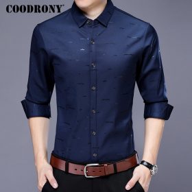 COODRONY Casual Shirts Plus Size Long Sleeve Shirt Men Dress Brand Clothes 2018 Autumn New Arrivals Cotton Camisa Masculina 8743 4