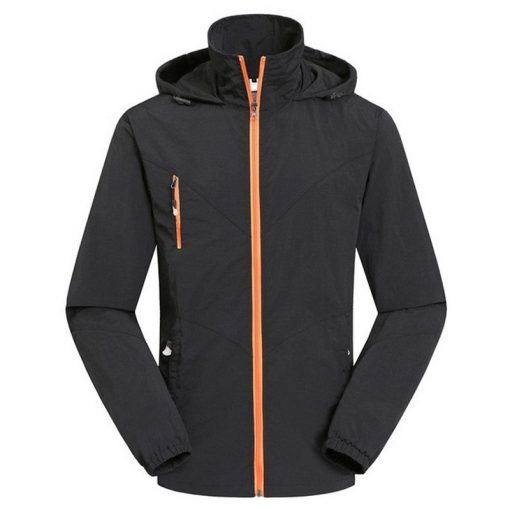 NaranjaSabor 2018 Summer Quick Dry Men's Jackets Men Waterproof Coats Spring Men's Casual Jackets Male Outwear Jogger Coat 4XL 3