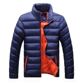 Winter Jacket Men 2018 Fashion Stand Collar Male Parka Jacket Mens Solid Thick Jackets and Coats Man Winter Parkas 3