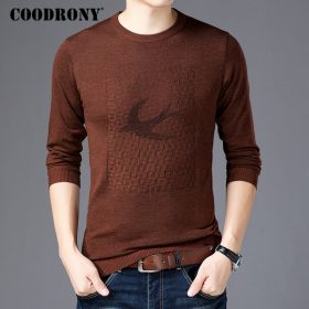 COODRONY Sweater Men Clothes 2018 Autumn Winter Thick Warm Pullover Men Casual Slim Fit O-Neck Pull Homme Cashmere Sweaters 8202 3