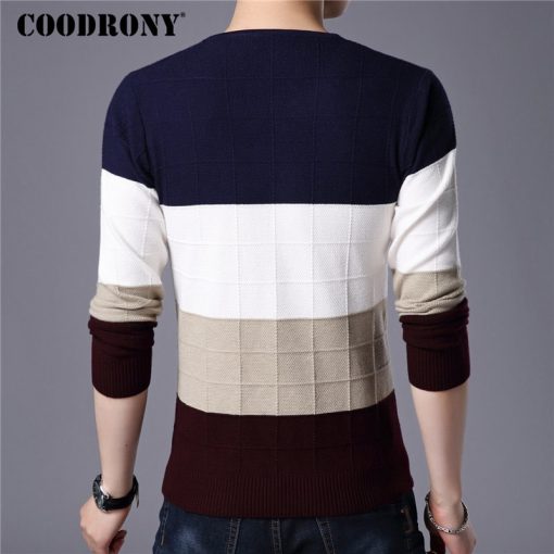 COODRONY Sweater Men Clothes 2018 Winter Thick Warm Mens Sweaters Cashmere Wool Pullover Men Casual V-Neck Pull Homme Jumper 259 3