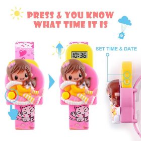 SKMEI New Fashion Children Cartoon Watches Creative Students Watch Girls Kids Digital Lovely Wristwatches Relojes 1240 5