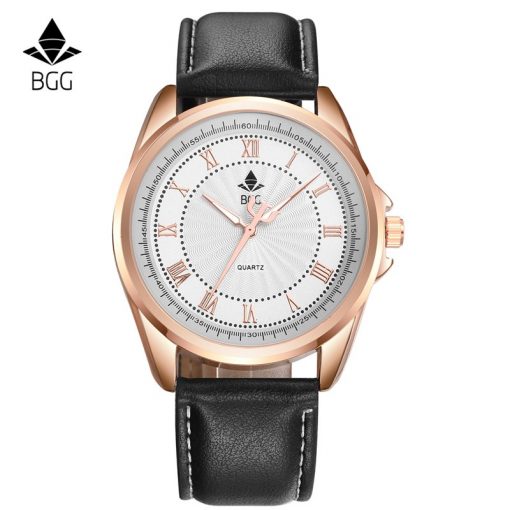 Top Brand Luxury Famous Male Clock Quartz Watch Rose Gold Wrist Watch Men 2016 Golden Wristwatch Quartz-watch Relogio Masculino 3