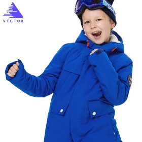 VECTOR Waterproof Children Ski Jackets Winter Warm Boys Girls Jackets Outdoor Jacket Sport Snow Skiing Snowboarding Clothing  1