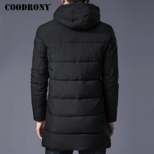 COODRONY Winter Jacket Men Thick Warm Hooded Parka Men Clothes 2018 New Arrival Fashion Casual Long Coat Men Zipper Overcoat 833 3