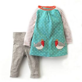 Baby Girls Clothes Children Clothing Sets 2018 Brand Kids Tracksuits for Girls Sets Animal Pattern Baby Girl School Outfits 5
