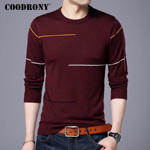 COODRONY Cashmere Wool Sweater Men Brand Clothing 2018 Autumn Winter New Arrival Slim Warm Sweaters O-Neck Pullover Men Top 7137 5