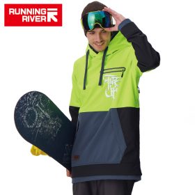 RUNNING RIVER Brand Men Snowboarding Hoodie 2017 High Quality Hooded Sports Snowboarding Jacket 5 Colors 3 Sizes #G6225