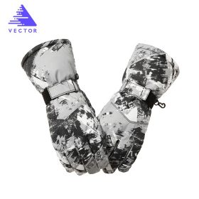 VECTOR Waterproof Ski Gloves Men Women Warm Skiing Snowboard Gloves Snowmobile Motorcycle Riding Winter Outdoor Snow Gloves  1