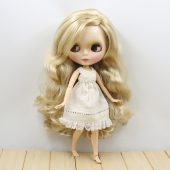 factory blyth doll 280BL3715 long blond hair with joint body side parting about 30cm
