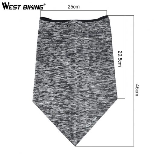 WEST BIKING Bicycle Face Mask Hood Neck Winter Thermal Riding Scarf Breathable Bike Mask Warm Fleece Windproof Ski Cycling Mask 3