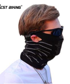 WEST BIKING Warm Winter Cycling Face Mask Windproof Multifunction Face Protection Magic Scarf Headgear Cap Thermal Bicycle Mask