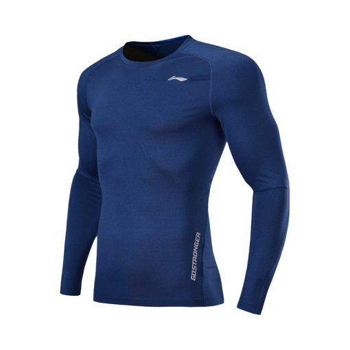 Li-Ning Men Training CREORA T-Shirt Long Sleeve Tight Fit Breathable Comfort LiNing Sports Tee Tops ATLN087 MTL988 3