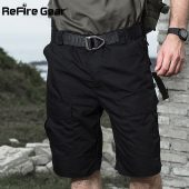 ReFire Gear Summer Rip-stop Tactical Military Shorts Men Waterproof Camouflage Cargo Shorts Casual Loose Cotton Camo Army Shorts 3