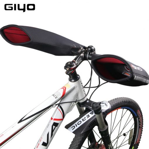 GIYO Winter Bike Gloves Windproof Waterproof Road MTB Bike Cycling Handlebar Gloves Keep Warm Cover Long Mittens Cycling Gloves 2