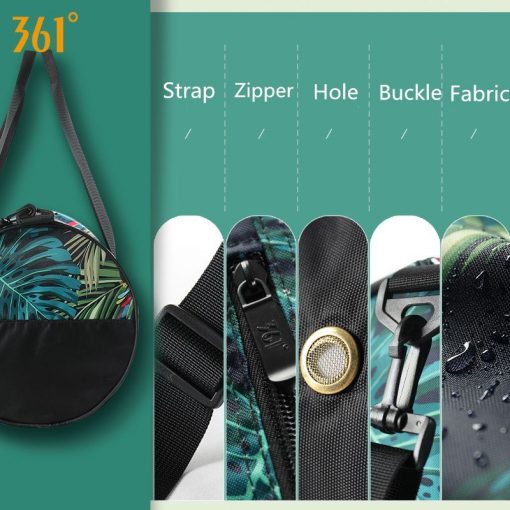 361 Sport Bag Fitness Gym Bag Waterproof Swimming Bags Handbag Shoulder 25L Combo Dry Wet Travel Camping Pool Beach Men Women 2